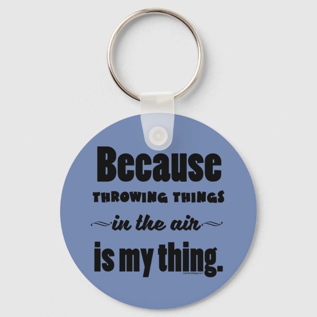 Porte-clés Dans l'air - Shot Put Discus Javelin Hammer Cadeau (Recto)