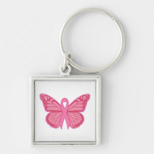 Porte-clés Dans Le Papillon Rose