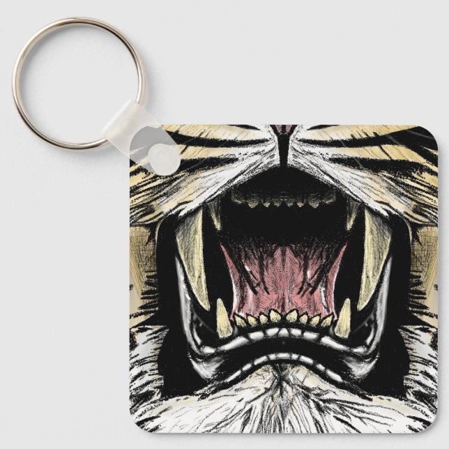 Porte-clés Dans le porte - clé de la bouche du lion (Recto)