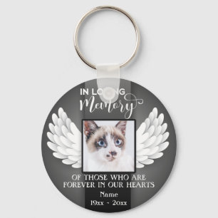 Porte-clés Dans Love Memory Photo personnalisée, Cat Memorial