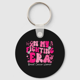 Porte-clés Dans mon combat contre l'ère du cancer du sein gue
