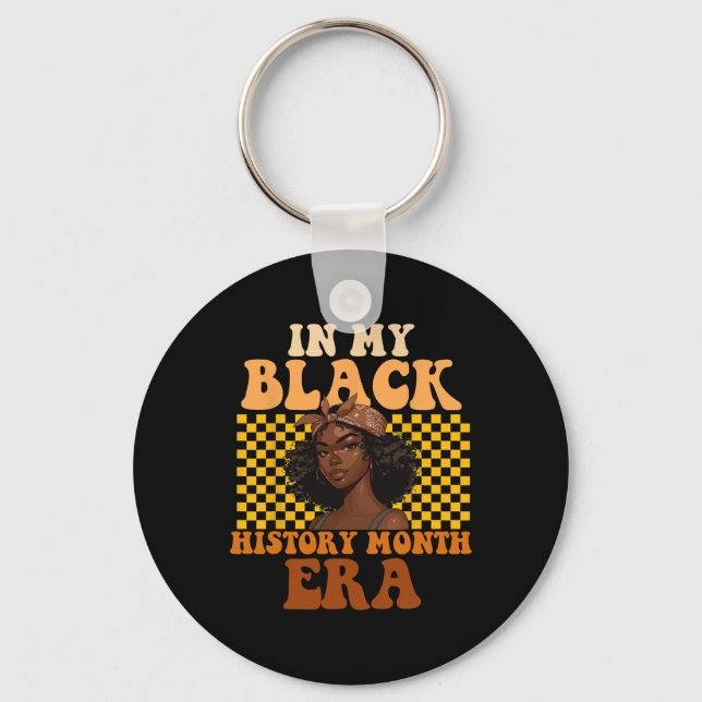 Porte-clés Dans mon époque du Mois de l'histoire des Noirs Ré (Recto)