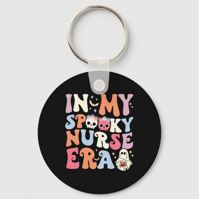 Porte-clés Dans Mon Époque Éffrayante Infirmière Halloween Sp (Recto)