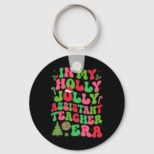 Porte-clés Dans Mon Holly Xmas Jolly Istant Enseignant Era Ch
