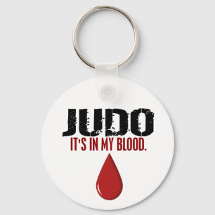 Porte-clés Dans mon JUDO de sang