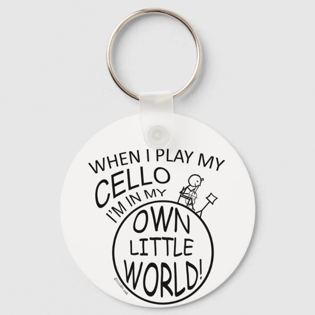 Porte-clés Dans Mon Petit Monde (Recto)