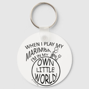 Porte-clés Dans mon propre petit Marimba du monde