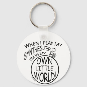 Porte-clés Dans mon propre petit synthétiseur du monde