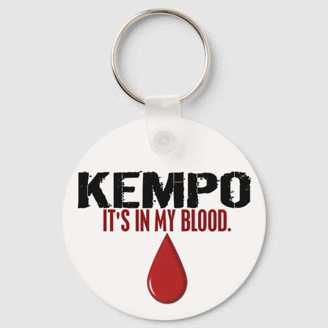 Porte-clés Dans mon sang KEMPO (Recto)