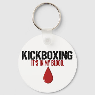 Porte-clés Dans mon sang KICKBOXING