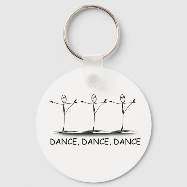 Porte-clés Danse Ballet Ballerina Funny Porte - clé (Recto)