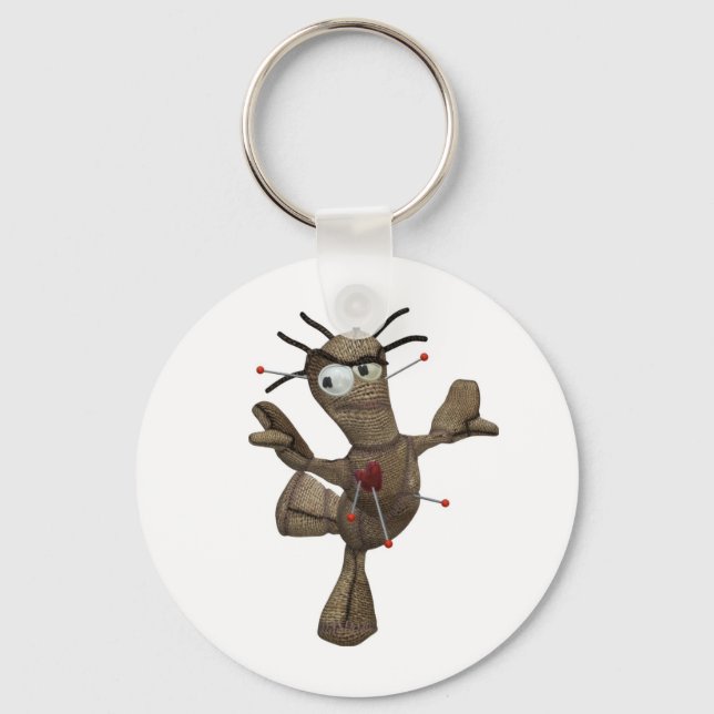 Porte-clés Danse Brown Voodoo Doll Key Bague (Recto)