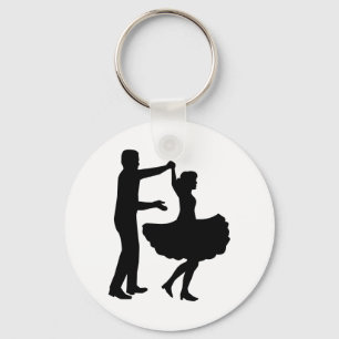 Porte-clés Danse carrée