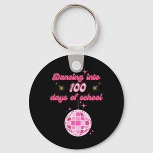 Porte-clés Danse Dans 100 Jours D'École Avec Disco Rose Ba