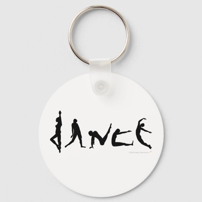 Porte-clés Danse Danse Silhouette Design (Recto)