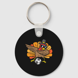 Porte-clés Danse de Thanksgiving pour garçons G Soccer Dab Tu