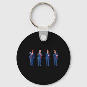 Porte-clés Danse de Trump 4 juillet Trump 2025 _1