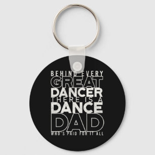 Porte-clés Danse drôle Papa Chemise Fier Danse Fier Fier