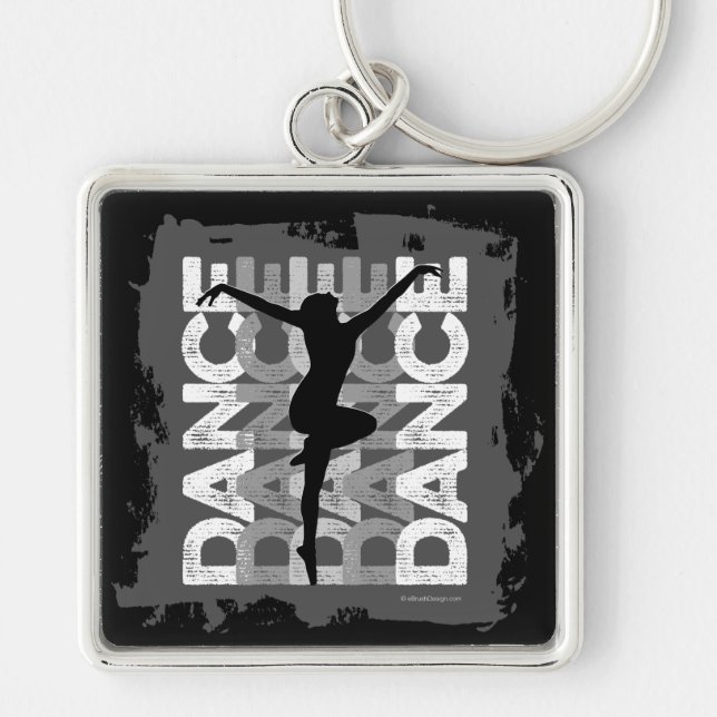 Porte-clés Danse et Lettres (Danse) (Devant)