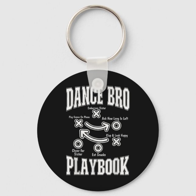 Porte-clés Danse Frère Playbook Comp Dansant Drôle Fier Da (Recto)