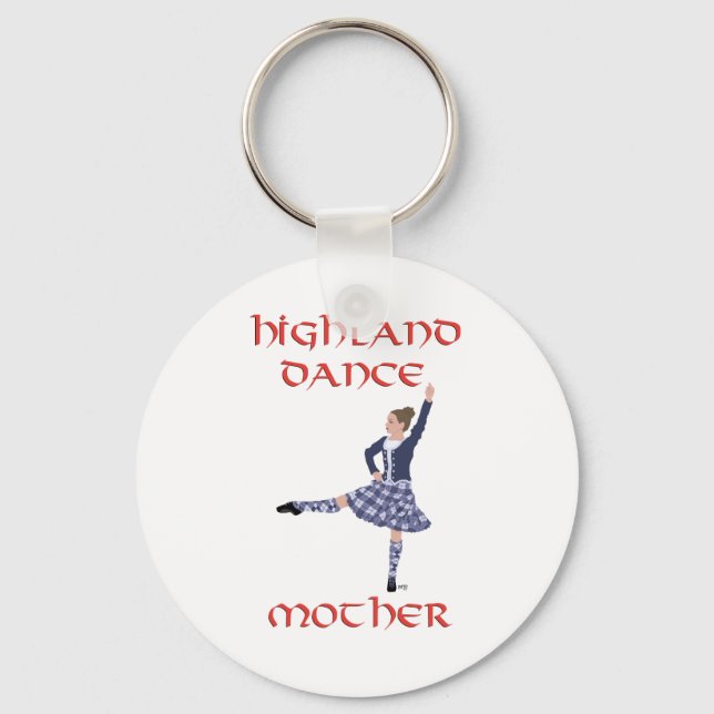 Porte-clés Danse highland MÈRE (Recto)