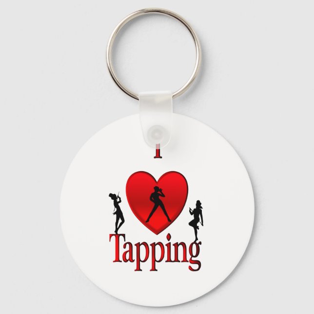Porte-clés Danse I Heart Tap (Recto)