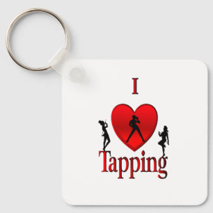 Porte-clés Danse I Heart Tap