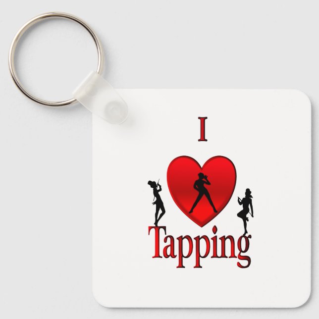 Porte-clés Danse I Heart Tap (Recto)