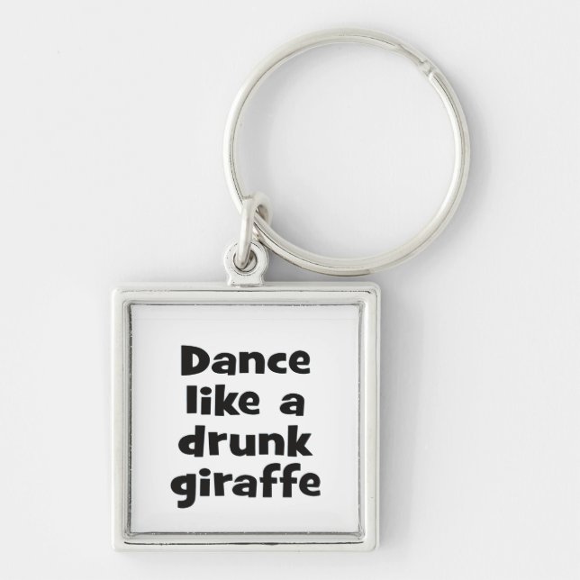Porte-clés Danse ivre girafe bf (Devant)