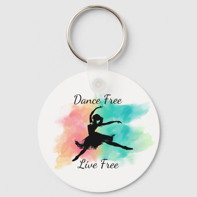 Porte-clés Danse Libre Vie Libre (Recto)