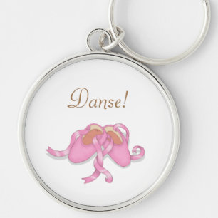 Porte-clés "Danse" Pink Ballet Chaussons Danseuse Porte - cl