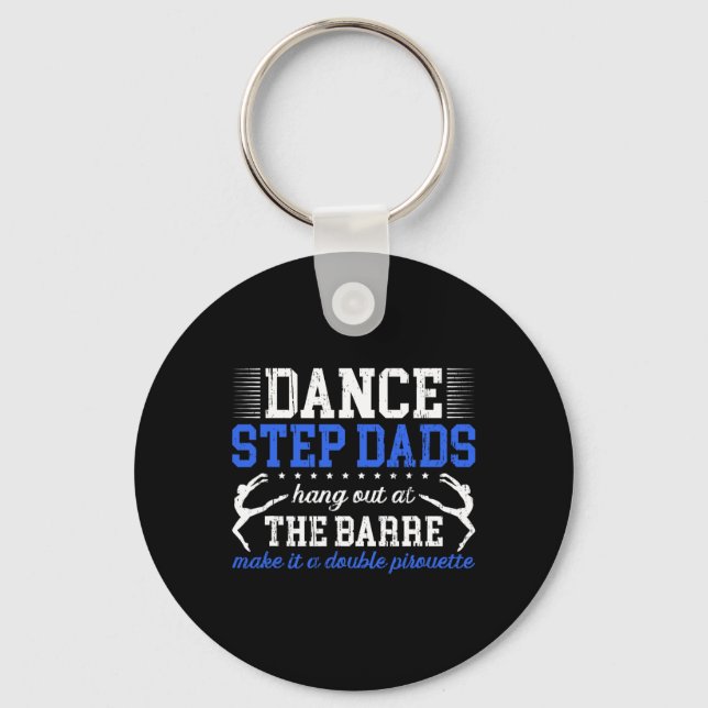 Porte-clés Danse Step-papa Danseuse Danseuse Stepdad D'Une Da (Recto)