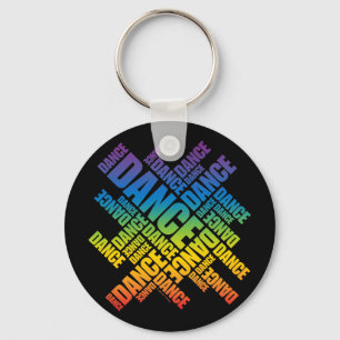 Porte-clés Danse typographique (spectre)
