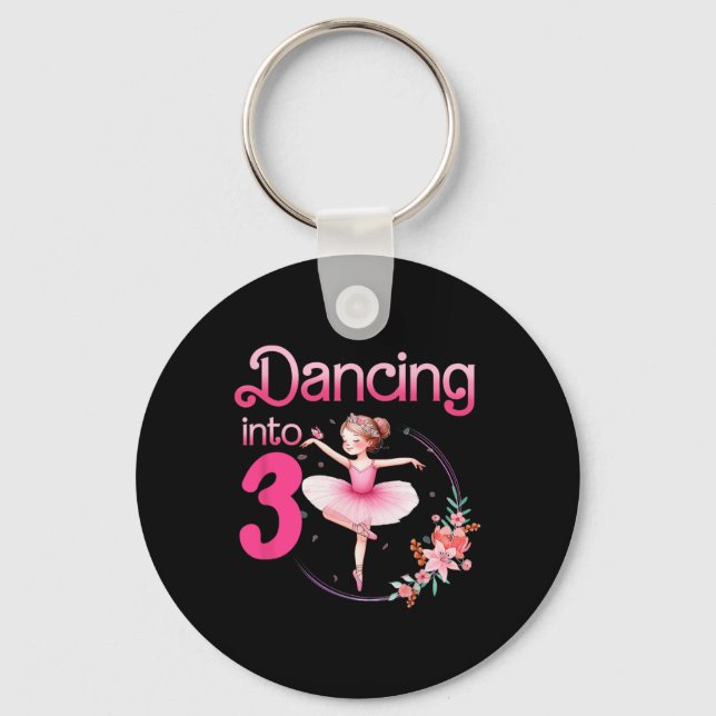 Porte-clés Danser dans 3 Ballerina 3e Anniversaire Ballet (Recto)