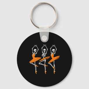 Porte-clés Danser drôle Skeleton Ballerina Femme