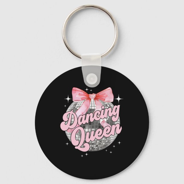 Porte-clés Danser Queen Shirt Danser les années 70 80s Femmes (Recto)