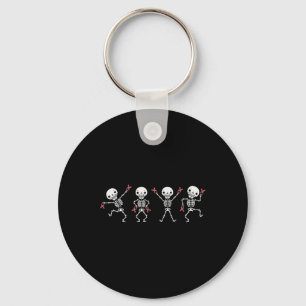 Porte-clés Danser Skeleton Haloween Sickle Cell