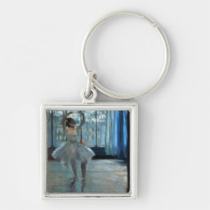Porte-clés Danseur d'Edgar Degas   devant une fenêtre
