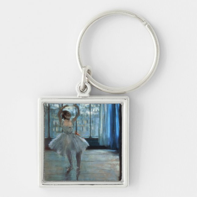 Porte-clés Danseur d'Edgar Degas | devant une fenêtre (Devant)