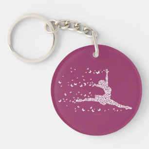 Porte-clés Danseur papillon