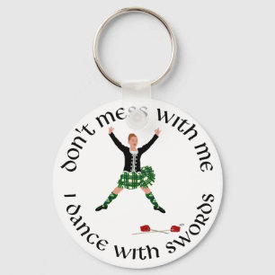 Porte-clés Danseuse des Highlands Ne Me Cherchez Pas