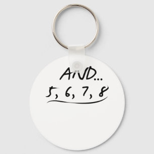 Porte-clés Danseuse Drôle Enseignant Cadeau Et 5 6 7 8 Love D