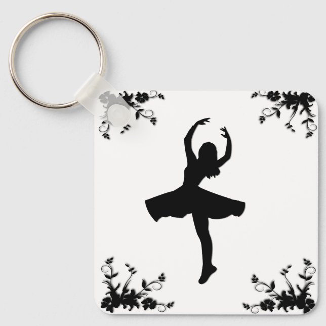 Porte-clés Danseuse qui tournoie (Recto)