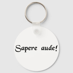 Porte-clés Dare to be wise!