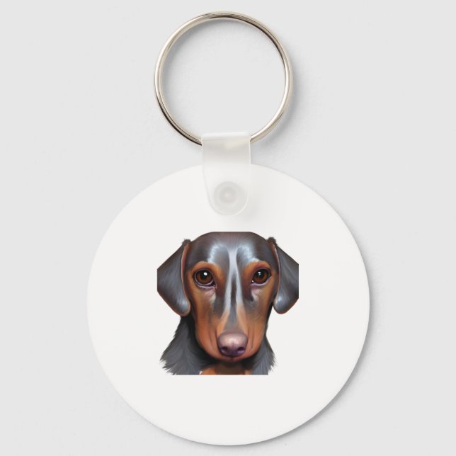 Porte-clés Darling Dachshund (Recto)