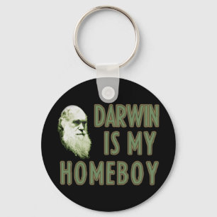 Porte-clés Darwin est mon Homeboy