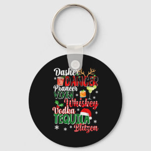 Porte-clés Dasher Dancer Prancer Vixen Moscato Vodka Tequila