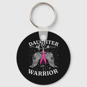 Porte-clés Daughter Of A Warrior Breast Cancer Aware Supp