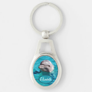 Porte-clés Dauphin en photo de l'eau bleue