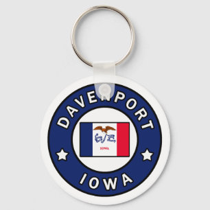Porte-clés Davenport Iowa